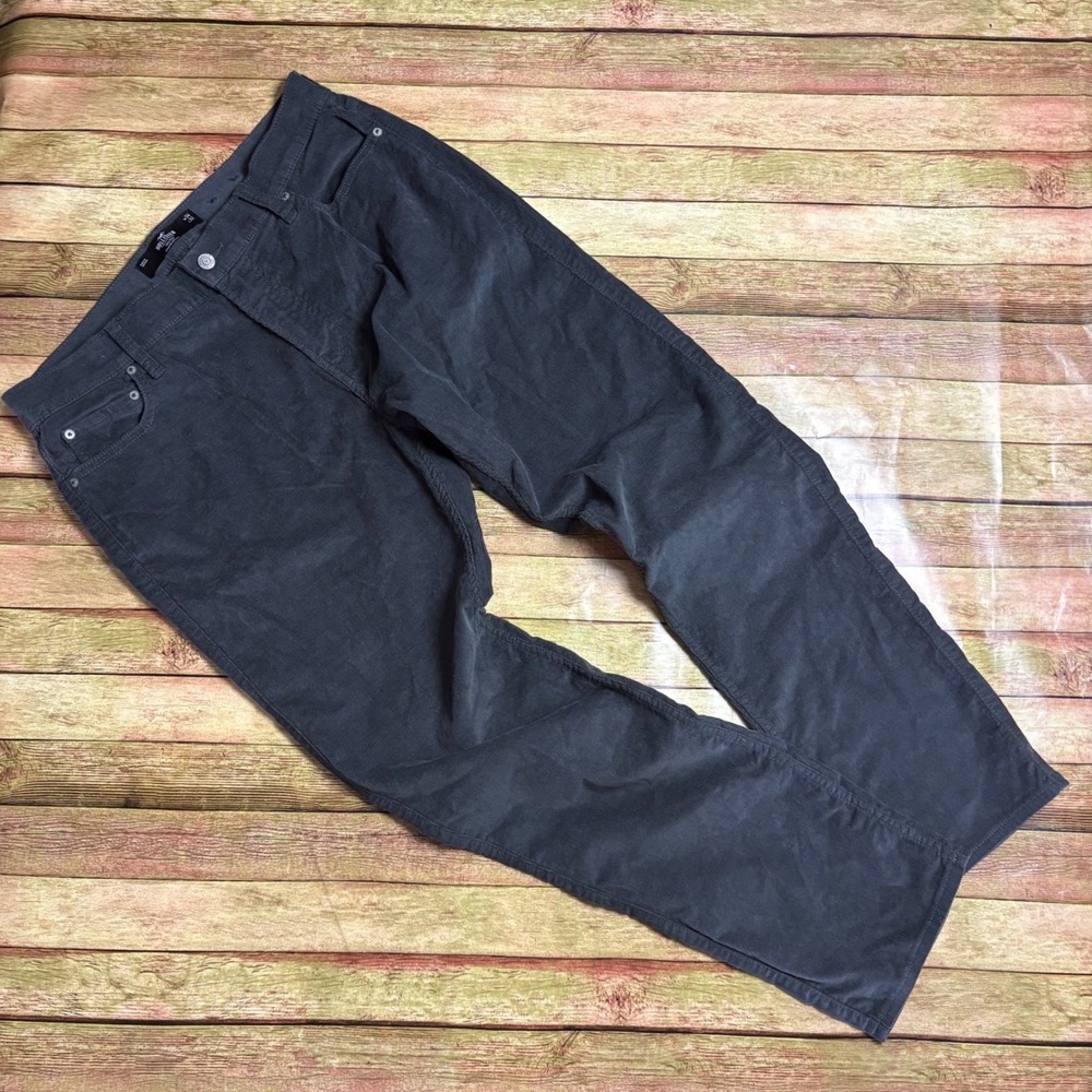 Dark Gray 90s Corduroy Slim Pants • Hollister Epic Flex Minimalist Indiecaffe